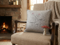 Preview: Pilze Herbst - redwork Stickdatei